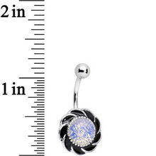Load image into Gallery viewer, Aurora Tribal Flower Belly Ring
