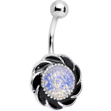 Load image into Gallery viewer, Aurora Tribal Flower Belly Ring
