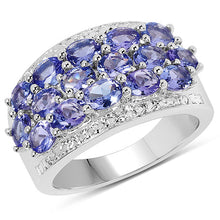 Load image into Gallery viewer, 2.72 Carat Genuine Tanzanite .925 Sterling Silver Ring
