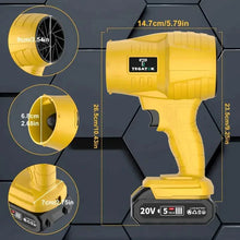 Load image into Gallery viewer, Turbo Jet Handheld Cordless Blower for Leaves, Dust &amp; Car Drying
