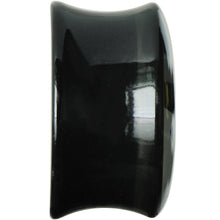 Load image into Gallery viewer, 18mm Black Acrylic Drop the White Anchor Saddle Plug
