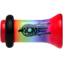 Load image into Gallery viewer, 6G Rainbow Acrylic Groovy Dreamcatcher Single Flare Plug
