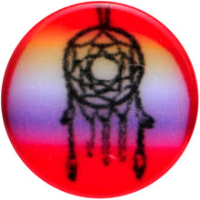 Load image into Gallery viewer, 6G Rainbow Acrylic Groovy Dreamcatcher Single Flare Plug
