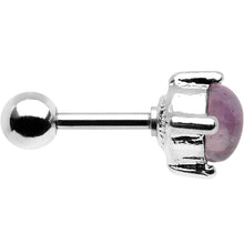 Load image into Gallery viewer, 16G Pretty Purple Stone Stainless Steel Cartilage Earring
