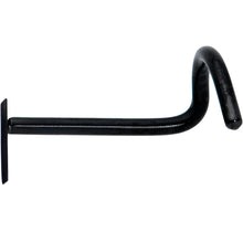 Load image into Gallery viewer, Black Anodized Titanium Heart Nose Ring
