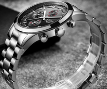 Load image into Gallery viewer, Men's Waterproof  Watch With Chronometers And Date Display Unique Design Perfect Gift
