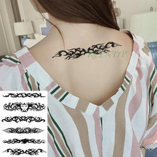 Load image into Gallery viewer, 57 Sheets Temporary Tattoo Stickers Set Waterproof Temporary Tattoo Waist Arm Modern Stylish Big Black Tattoos For Womens Mens

