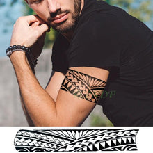 Load image into Gallery viewer, 57 Sheets Temporary Tattoo Stickers Set Waterproof Temporary Tattoo Waist Arm Modern Stylish Big Black Tattoos For Womens Mens
