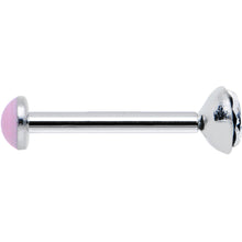 Load image into Gallery viewer, 18G 5/16 Handmade Labret Created with Crystals 3mm
