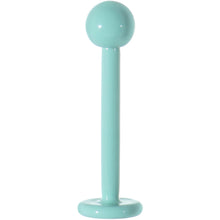 Load image into Gallery viewer, 16G 3/8 Mint Green Ceramic Coated Labret Monroe
