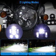 Load image into Gallery viewer, 5.75-Inch LED Motorcycle Headlight
