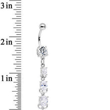 Load image into Gallery viewer, Clear Gem Sexy Drop Belly Ring
