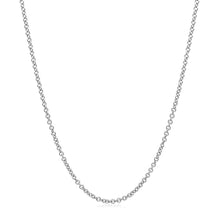 Load image into Gallery viewer, 14k White Gold Round Cable Link Chain 1.5mm
