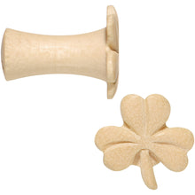 Load image into Gallery viewer, 6G Organic Crocodile Wood Shamrock Saddle Plug Set

