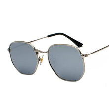 Load image into Gallery viewer, Unisex Woman and Man  Vintage Retro and Modern  Sunglasses Square Metal Frame Sunglasses Pilot Mirror Classic  With UV400 Protection
