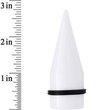 Load image into Gallery viewer, 24mm White Acrylic Straight Taper Set
