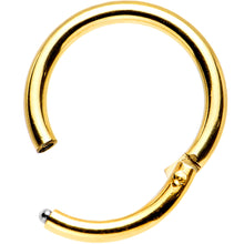 Load image into Gallery viewer, 16G 5/16 Gold Anodized Titanium Hinged Segment Ring
