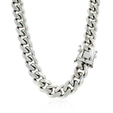 Load image into Gallery viewer, Sterling Silver Rhodium Plated Miami Cuban Chain 8.4mm
