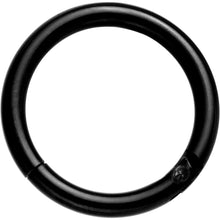 Load image into Gallery viewer, 16G 5/16 Black Anodized Hinged Segment Ring
