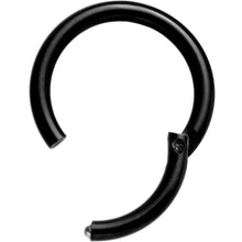 Load image into Gallery viewer, 16G 5/16 Black Anodized Hinged Segment Ring

