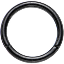 Load image into Gallery viewer, 16G 5/16 Black PVD Hinged Segment Ring
