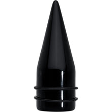 Load image into Gallery viewer, 24mm Black Acrylic Straight Taper Set
