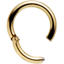 Load image into Gallery viewer, 14G 5/16 Gold Tone Anodized Hinged Segment Ring
