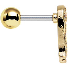 Load image into Gallery viewer, 16G 1/4 Clear Gem Perky Penguin Right Tragus Cartilage Earring
