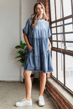 Load image into Gallery viewer, Oversized Mini Dress Relaxed Fit Boho Design Comfortable And Breathable Women Dress
