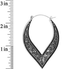 Load image into Gallery viewer, Fashion Forward Swirling Sense of Charm Tunnel Hoop Earrings
