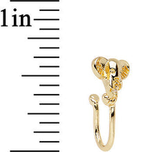 Load image into Gallery viewer, Elegant Elephant Adjustable Clip On Fake Nose Ring
