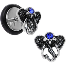Load image into Gallery viewer, Blue Gem Elegant Elephant Cheater Plug
