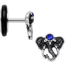 Load image into Gallery viewer, Blue Gem Elegant Elephant Cheater Plug
