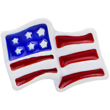 Load image into Gallery viewer, 16G 1/4 Red White Blue American Flag Tragus Cartilage Earring

