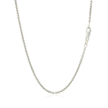 Load image into Gallery viewer, 14k White Gold Diamond Cut Cable Link Chain 1.5mm
