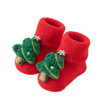 Load image into Gallery viewer, Baby Socks Christmas Newborn For Baby Boys/Girls Christmas Floor Socks Anti-Slip Baby Step Socks For Baby Kids
