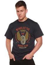 Load image into Gallery viewer, Wings Of The Road Spun Bamboo® Men's Bamboo Viscose/Organic Cotton Short Sleeve Graphic T-Shirt
