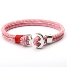Load image into Gallery viewer, Amazing Multilayer Anchor Bracelets Charm Survival Rope Chain  Fashion Jewelry Bracelet Men For Women Best Gift
