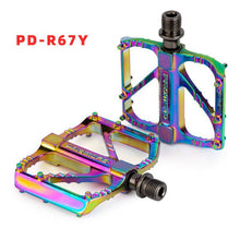 Load image into Gallery viewer, Anti-Slip Ultra-light Bicycle Pedal Quick Release Pedal Flat Bearing Pedal Suitable For Mountain Road Bike Accessories Mountain Bike Pedals Nylon Composition Bicycle Pedals With Wide Flat Platform
