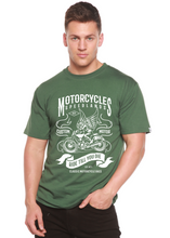 Load image into Gallery viewer, Motorcycles Men's Bamboo Viscose/Organic Cotton Short Sleeve Graphic T-Shirt
