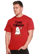 Load image into Gallery viewer, Happy Halloween Men's Bamboo Viscose/Organic Cotton Short Sleeve Graphic T-Shirt
