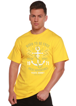 Load image into Gallery viewer, Born To Be Free Men's Bamboo Viscose/Organic Cotton Short Sleeve Graphic T-Shirt
