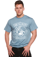 Load image into Gallery viewer, Ride Till Death Spun Bamboo® Men's Bamboo Viscose/Organic Cotton Short Sleeve Graphic T-Shirt
