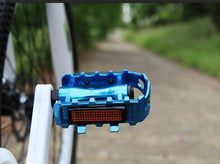 Load image into Gallery viewer, Reflective Setting On Both Sides All-aluminum Large Pedal Bicycle Universal Non-slip Pedal Riding Equipment Bike Pedals Mountain Road Bicycle Flat Pedal-Universal Lightweight Aluminum Alloy Platform Pedal For Travel Cycle-Cross The Road
