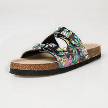 Load image into Gallery viewer, Soft Casual Slippers Women Summer Beach Slides Slippers Flip Flops Non-slip Buckle Strap Girls Indoor Outside Shoes Adjustable Double Buckle Strap Casual Comfort Footbed Slides Sandals For Indoor And Outdoor Beach

