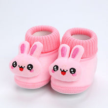 Load image into Gallery viewer, Newborn Baby Shoes Non-slip Crib First Walker Soft Material Comfortable Winter Boots Baby Autumn Shoes
