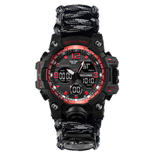 Load image into Gallery viewer, Survival Men Sports Watch With Outdoor Compass In Top Luxury Brand G Style Military Digital Watches Waterproof 50M relogio masculino
