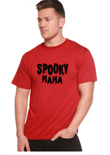 Load image into Gallery viewer, Spooky Mama Halloween Men's Bamboo Viscose/Organic Cotton Short Sleeve Graphic T-Shirt
