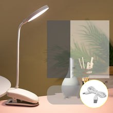 Load image into Gallery viewer, Bright LED Table Lamp Study Desk Reading Book Lamp Eye-care Bedside Bedroom Battery Desk Light For Student Office LED Stand Decorative Table Lamp Cute Study Lamps for Bedroom Décor
