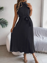 Load image into Gallery viewer, Cute Pink Sleeveless Midi Dress Elegant &amp; Flowy Girls Dress Beautiful Design
